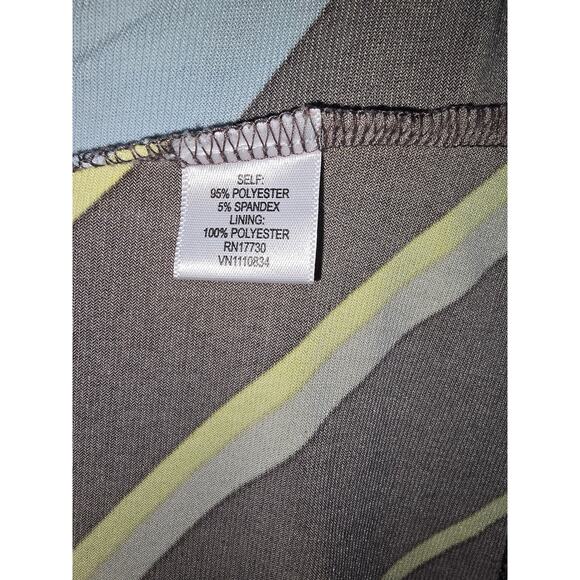 Merona Striped Sleeveless Midi Dress - Medium - Picture 16 of 16